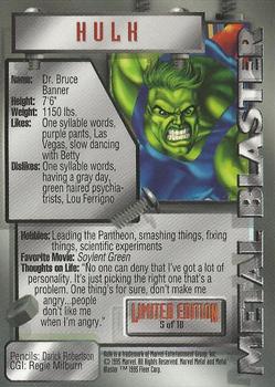 1995 Metal Marvel 5 Hulk Metal Blasters - Nick Nack's Full Frontal Attack