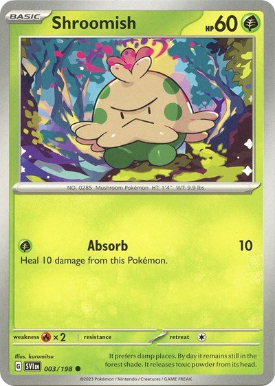 Shroomish (Scarlet and Violet: Base Set) Near Mint - Nick Nack's Full Frontal Attack