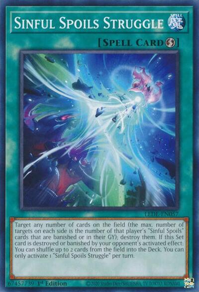 Sinful Spoils Struggle (Legacy of Destruction) Near Mint 1st Edition - Nick Nack's Full Frontal Attack