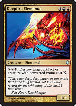 Deepfire Elemental (Commander 2013 Edition) Near Mint - Nick Nack's Full Frontal Attack