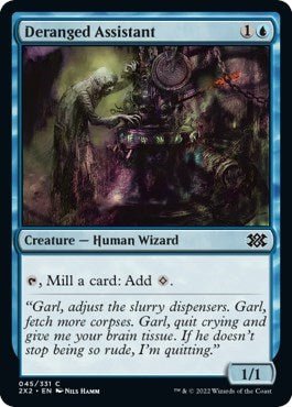 Deranged Assistant (Double Masters 2022) Near Mint Foil - Nick Nack's Full Frontal Attack