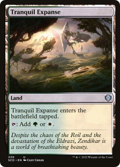 Tranquil Expanse (Commander 2022 Starter Decks) Near Mint - Nick Nack's Full Frontal Attack