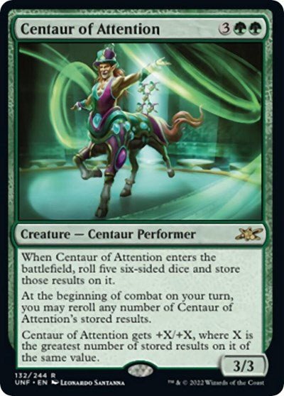 Centaur of Attention (Unfinity) Near Mint - Nick Nack's Full Frontal Attack
