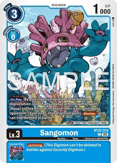 Sangomon (Cyber Eden) Near Mint - Nick Nack's Full Frontal Attack