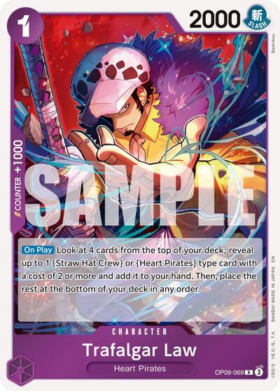 Trafalgar Law OP09 - 069 (Reprint) (Premium Booster - The Best - Vol. 2) Near Mint Foil - Nick Nack's Full Frontal Attack