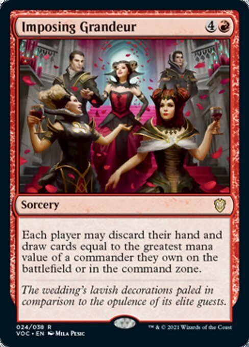 Imposing Grandeur (Commander 2021 Crimson Vow) Near Mint - Nick Nack's Full Frontal Attack