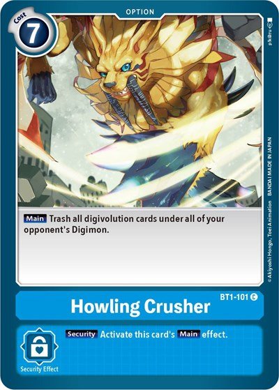 Howling Crusher (Release Special Booster) Near Mint - Nick Nack's Full Frontal Attack