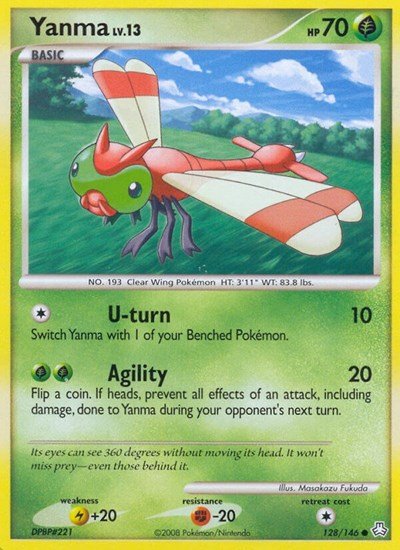 Yanma (Legends Awakened) Medium Play - Nick Nack's Full Frontal Attack