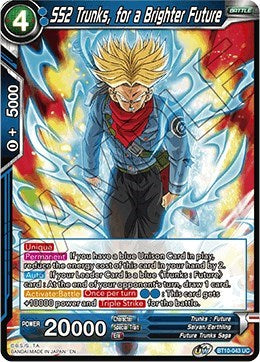 SS2 Trunks, for a Brighter Future (Rise of the Unison Warrior) Near Mint