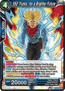 SS2 Trunks, for a Brighter Future (Rise of the Unison Warrior) Near Mint - Nick Nack's Full Frontal Attack