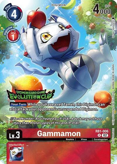 Gammamon RB1-006 (2024 Evolution Cup) (Resurgence Booster) Near Mint Foil