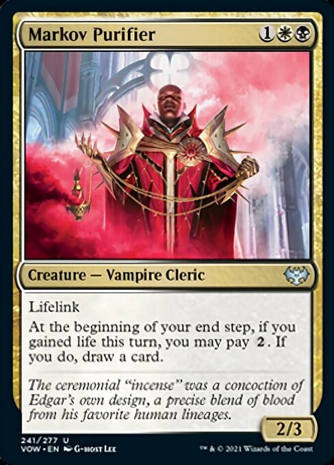 Markov Purifier (Innistrad: Crimson Vow) Near Mint - Nick Nack's Full Frontal Attack
