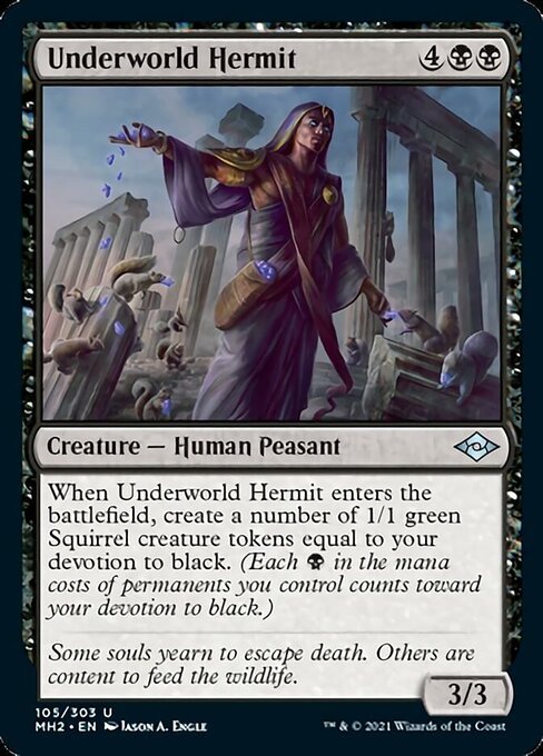 Underworld Hermit (Modern Horizons 2) Near Mint - Nick Nack's Full Frontal Attack