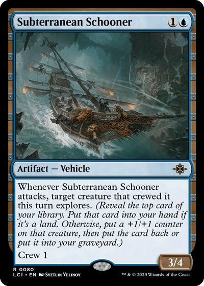 Subterranean Schooner (The Lost Caverns of Ixalan) Near Mint - Nick Nack's Full Frontal Attack
