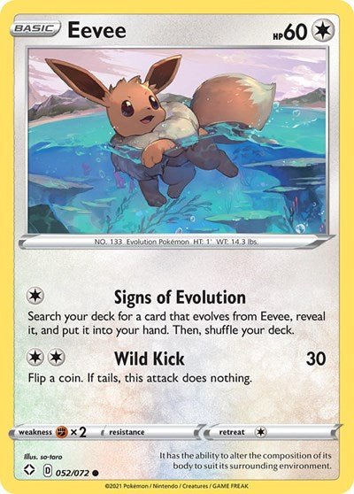 Eevee (Shining Fates) Near Mint - Nick Nack's Full Frontal Attack