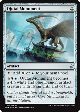 Ojutai Monument (Dragons of Tarkir) Near Mint - Nick Nack's Full Frontal Attack