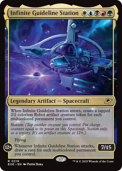 Infinite Guideline Station (Edge of Eternities) Near Mint - Nick Nack's Full Frontal Attack