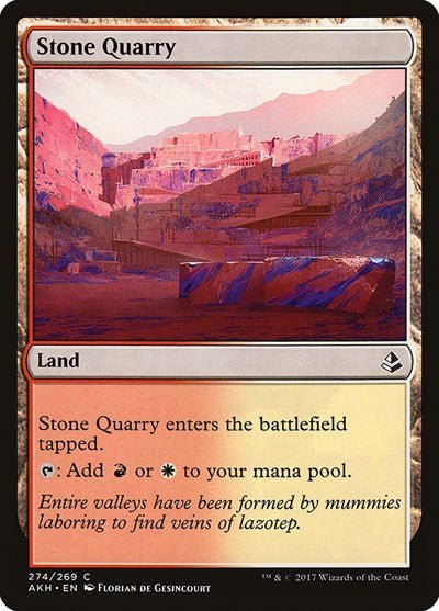 Stone Quarry (Amonkhet) Near Mint - Nick Nack's Full Frontal Attack