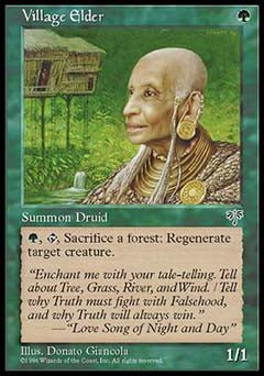 Village Elder (Mirage) Light Play - Nick Nack's Full Frontal Attack