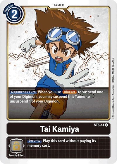 Tai Kamiya (Starter Deck 05: Machine Black) Near Mint - Nick Nack's Full Frontal Attack