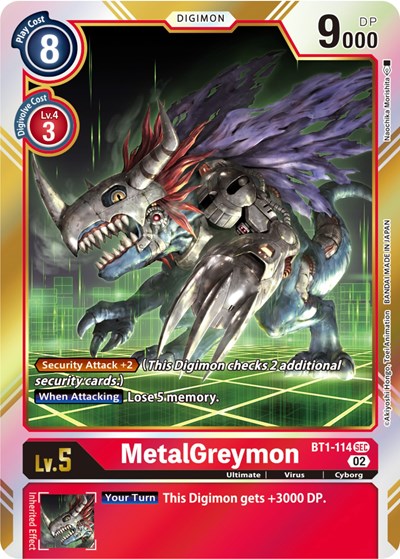 MetalGreymon (Resurgence Booster Reprint) (Resurgence Booster) Near Mint Foil
