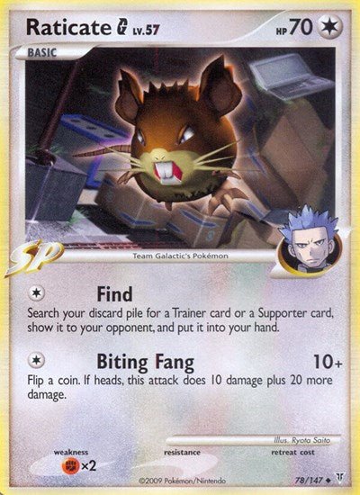 Raticate G (Supreme Victors) Medium Play Reverse Holofoil - Nick Nack's Full Frontal Attack