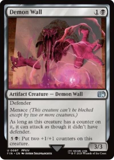 Demon Wall (Universes Beyond: FINAL FANTASY) Near Mint - Nick Nack's Full Frontal Attack