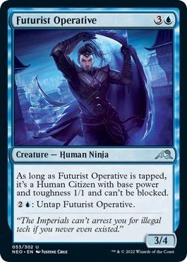 Futurist Operative (Kamigawa: Neon Dynasty) Near Mint - Nick Nack's Full Frontal Attack