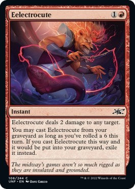 Eelectrocute (Unfinity) Near Mint - Nick Nack's Full Frontal Attack