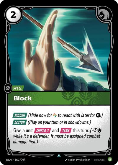 Block (Origins) Near Mint - Nick Nack's Full Frontal Attack