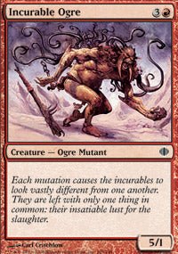 Incurable Ogre (Shards of Alara) Light Play - Nick Nack's Full Frontal Attack