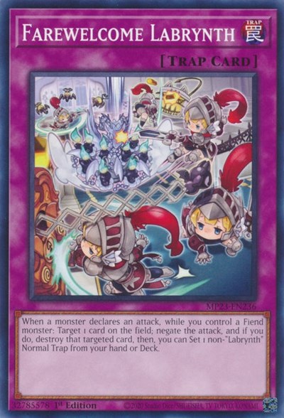 Farewelcome Labrynth (25th Anniversary Tin: Dueling Heroes Mega Pack) Light Play 1st Edition