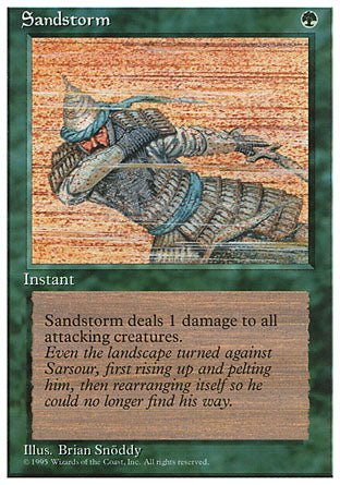 Sandstorm (4th Edition) Light Play - Nick Nack's Full Frontal Attack