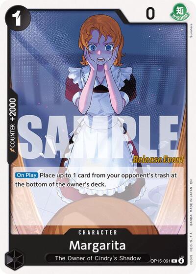 Margarita (Adventure on Kami's Island Release Event Cards) Near Mint - Nick Nack's Full Frontal Attack