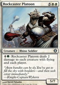 Rockcaster Platoon (Shards of Alara) Light Play - Nick Nack's Full Frontal Attack