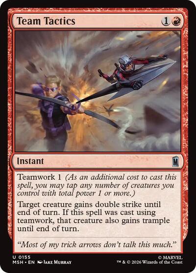 Team Tactics (Marvel Super Heroes) Near Mint - Nick Nack's Full Frontal Attack