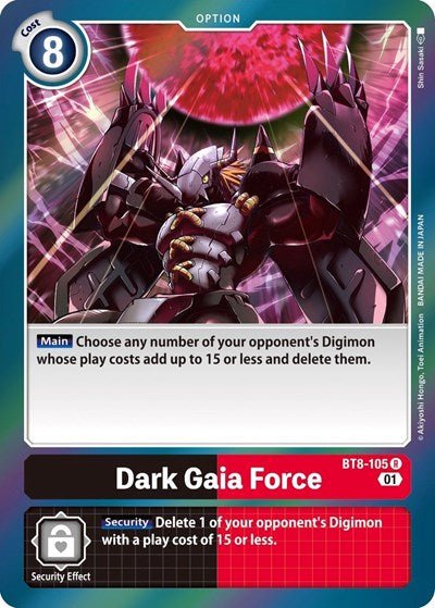 Dark Gaia Force (New Awakening) Near Mint Foil - Nick Nack's Full Frontal Attack