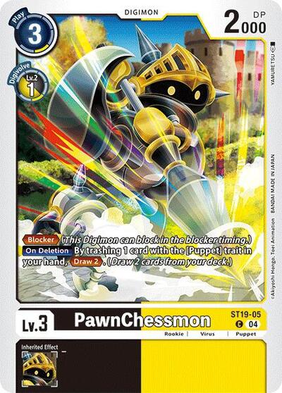 PawnChessmon ST19 - 05 (Starter Deck 19: Fable Waltz) Near Mint - Nick Nack's Full Frontal Attack