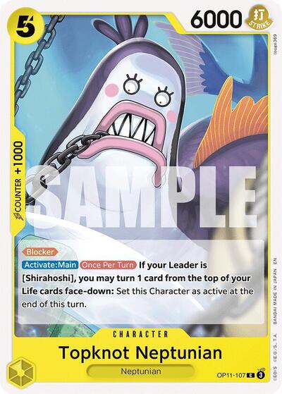 Topknot Neptunian (A Fist of Divine Speed) Near Mint