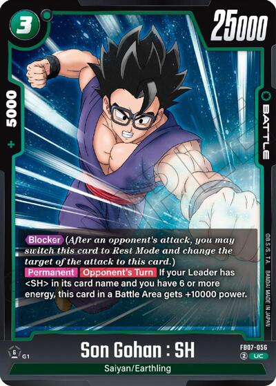Son Gohan : SH FB07 - 056 (Wish For Shenron) Near Mint - Nick Nack's Full Frontal Attack