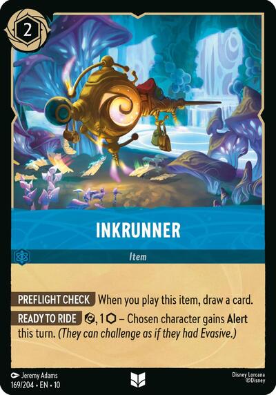 Inkrunner (Whispers in the Well) Near Mint - Nick Nack's Full Frontal Attack