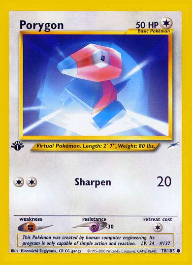 Porygon (Neo Destiny) Light Play Unlimited