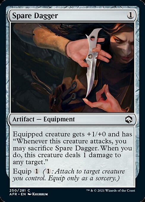 Spare Dagger (Adventures in the Forgotten Realms) Near Mint - Nick Nack's Full Frontal Attack