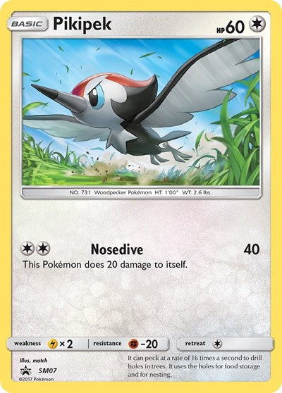 Pikipek - SM07 (SM Promos) Near Mint Holofoil
