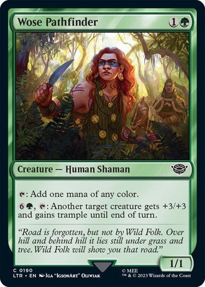 Wose Pathfinder (Universes Beyond: The Lord of the Rings: Tales of Middle-earth) Near Mint - Nick Nack's Full Frontal Attack