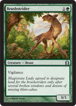 Brushstrider (Return to Ravnica) Near Mint - Nick Nack's Full Frontal Attack