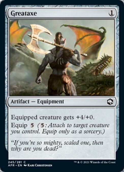 Greataxe (Adventures in the Forgotten Realms) Near Mint - Nick Nack's Full Frontal Attack