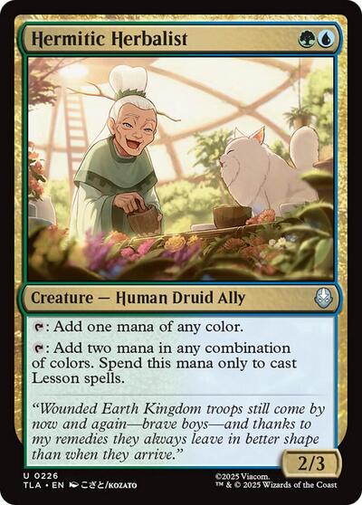 Hermitic Herbalist (Avatar: The Last Airbender) Near Mint - Nick Nack's Full Frontal Attack
