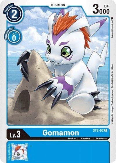 Gomamon (Starter Deck 02: Cocytus Blue) Near Mint - Nick Nack's Full Frontal Attack