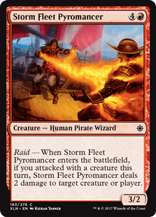 Storm Fleet Pyromancer (Ixalan) Near Mint - Nick Nack's Full Frontal Attack